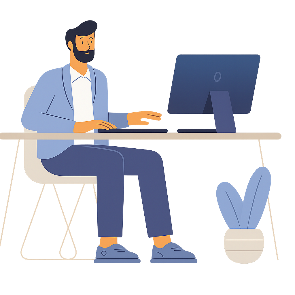 Customer Support Illustration